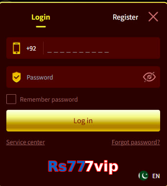 Rs777vip login preview